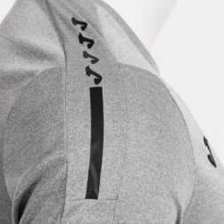 Игровая футболка JOMA OLIMPIADA GRIS MELANGE NEGRO