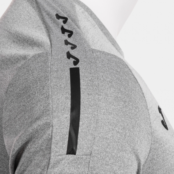 Игровая футболка JOMA OLIMPIADA GRIS MELANGE NEGRO