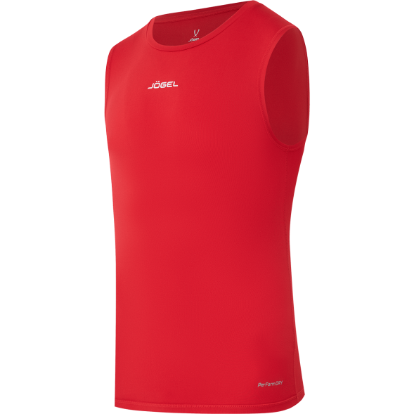 Майка компрессионная JÖGEL CAMP PerFormDRY Baselayer SL Tee, красный