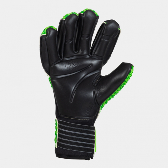 Вратарские перчатки JOMA GUANTES PORTERO AREA 19 NEGRO VERDE FLUOR