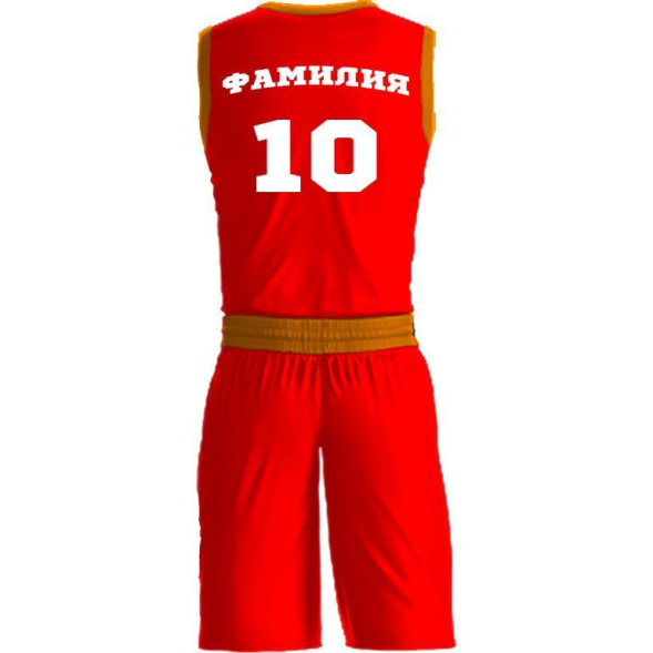 Баскетбольная форма ЭКИПО PLANE Красный цвет