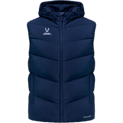 Жилет утепленный c капюшоном JÖGEL ESSENTIAL PerFormPROOF Padded Hooded Vest, темно-синий