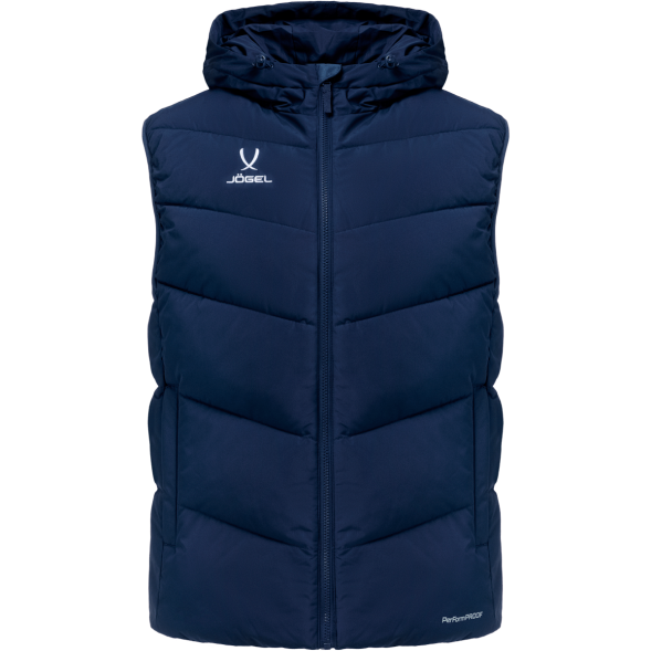 Жилет утепленный c капюшоном JÖGEL ESSENTIAL PerFormPROOF Padded Hooded Vest, темно-синий, детский
