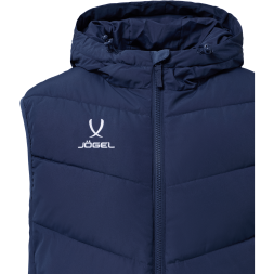 Жилет утепленный c капюшоном JÖGEL ESSENTIAL PerFormPROOF Padded Hooded Vest, темно-синий, детский