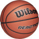 Мяч баск. WILSON Reaction Plus, WZ2026701XB5, р.5, композит, бутил. камера, темно-коричневый