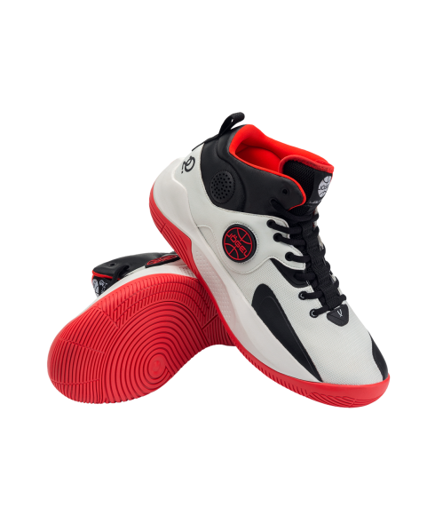 БЕЗ УПАКОВКИ Кроссовки баскетбольные Launch MID, White/black/red