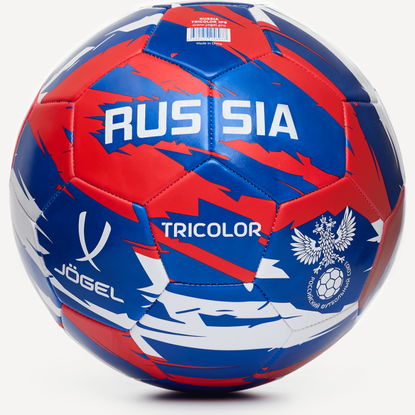 Мяч футбольный JÖGEL Flagball Tricolor №5