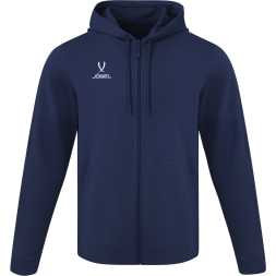 Худи на молнии JÖGEL ESSENTIAL Cotton FZ Hoodie, темно-синий, детский