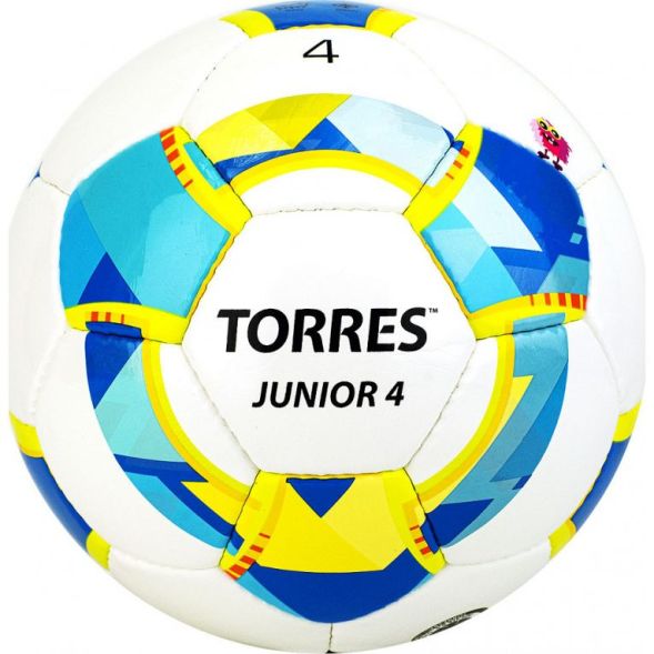 Мяч футбольный TORRES Junior-4 Белый