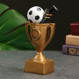 Стела &quot;Футбол: кубок&quot; 18х9х5 см
