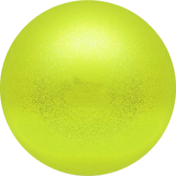 Мяч для художественной гимнастики  INDIGO IN119-B, диаметр 15см., синий металлик с блестками