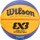 Мяч баск. WILSON FIBA3x3 Official, WTB0533XB, р.6, FIBA Appr., синт. PU, бутил. кам, желто-синий