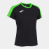 Футболка JOMA CAMISETA MANGA CORTA ECO CHAMPIONSHIP NEGRO VERDE FLÚOR