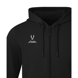 Худи на молнии JÖGEL ESSENTIAL Cotton FZ Hoodie, черный, детский