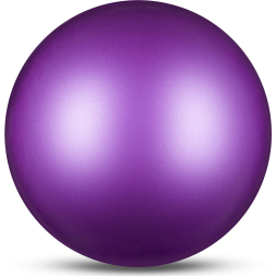 Мяч для художественной гимнастики  INDIGO IN315-B, диаметр 15см., синий металлик