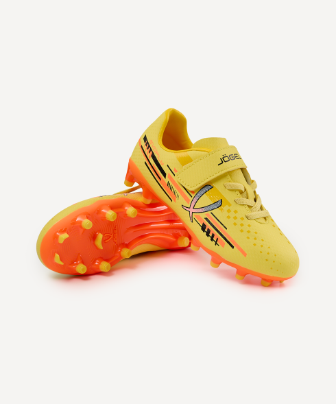 Бутсы футбольные JOGEL Evofly FG Talant Yellow/orange, детский
