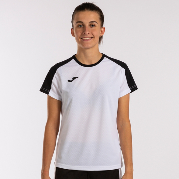 Футболка JOMA CAMISETA MANGA CORTA ECO CHAMPIONSHIP BLANCO NEGRO