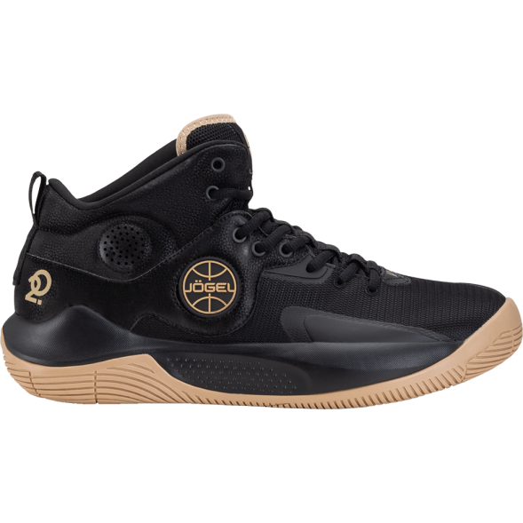 Кроссовки баскетбольные JOGEL Launch MID, Black/gold