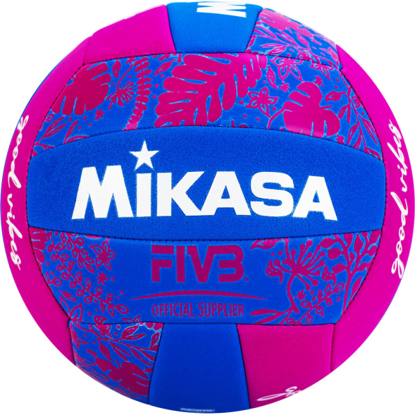 Мяч для пляжного волейбола Mikasa BV354TV-GV-BP, размер 5