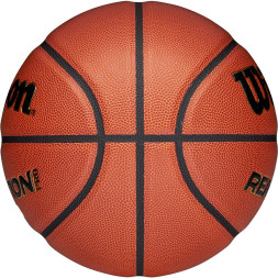 Мяч баск. WILSON Reaction PRO, WZ2026601XB07, р.7, композит, бутил. камера, темно-коричневый