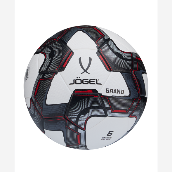 Мяч футбольный JÖGEL Grand №5, белый