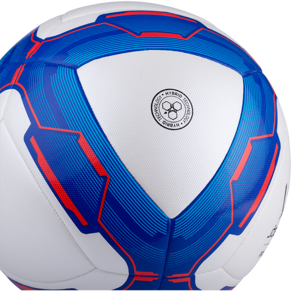 Мяч футбольный JÖGEL Primero №4, белый/синий/красный