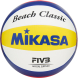 Мяч вол. пляжн. MIKASA BV552C,10 пан., мягкая синт.кожа (ПУ), маш.сш.,бут.кам,нейлон.к,бел-син-желт