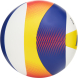Мяч вол. пляжн. MIKASA BV552C,10 пан., мягкая синт.кожа (ПУ), маш.сш.,бут.кам,нейлон.к,бел-син-желт