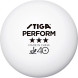 Мяч для наст. тенниса Stiga Perform 3***, 40+, 520-05,  пластик, ITTF Appr., уп.6 шт, бел