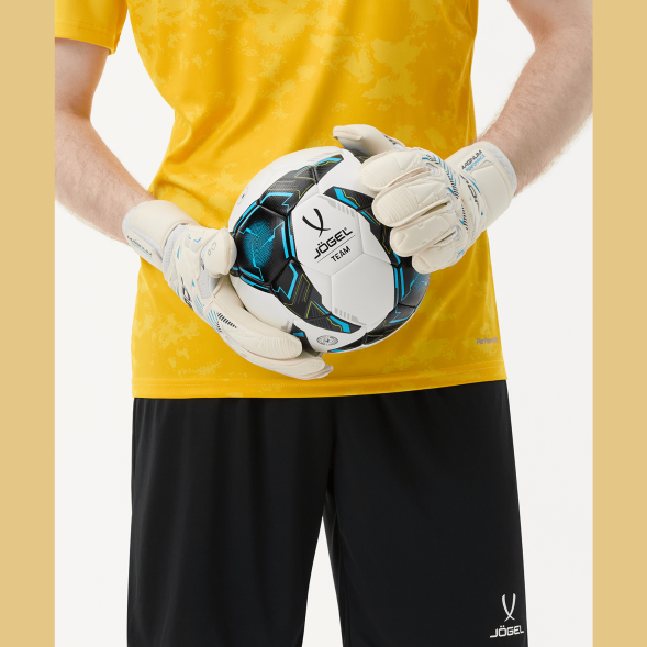 Перчатки вратарские JÖGEL MAGNUM Perfomance EL4 Roll, белый