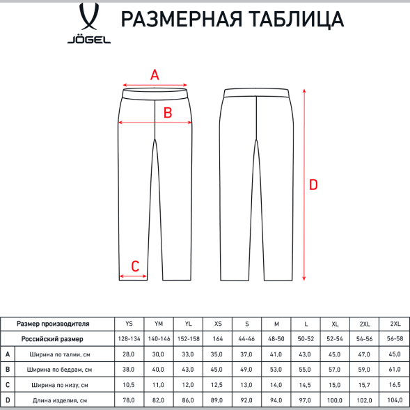 Брюки тренировочные JÖGEL DIVISION PerFormDRY Pro Training Pants, темно-синий, детский