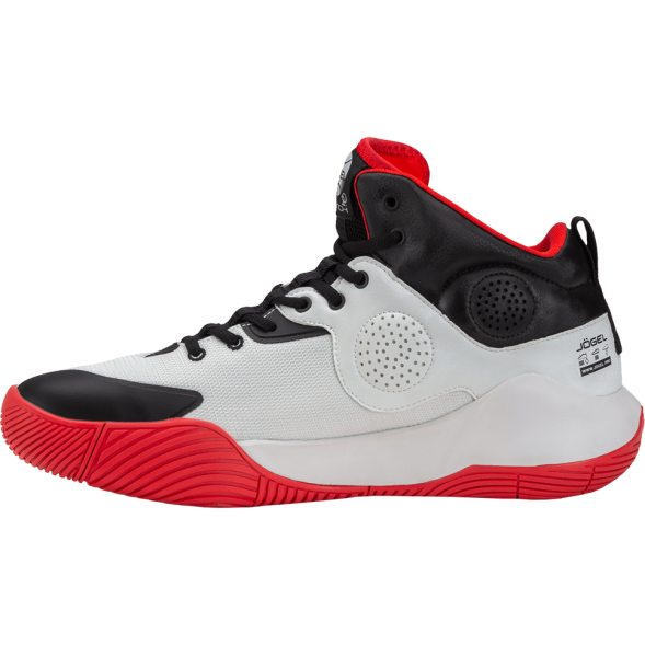 Кроссовки баскетбольные JOGEL Launch MID, White/black/red