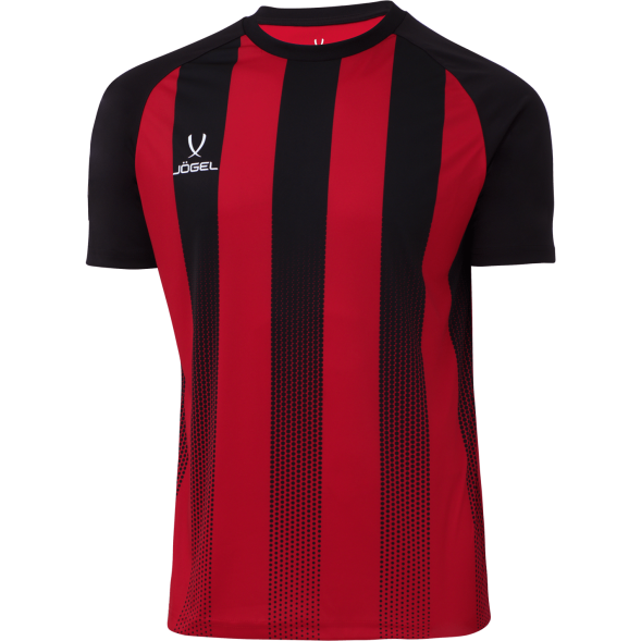Футболка игровая JÖGEL CAMP Striped Jersey, красный/черный