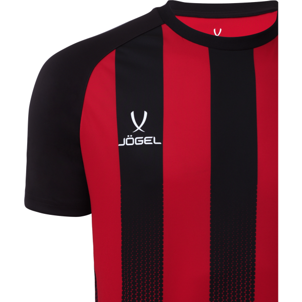 Футболка игровая JÖGEL CAMP Striped Jersey, красный/черный