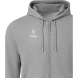 Худи на молнии JÖGEL ESSENTIAL Cotton FZ Hoodie, серый меланж