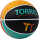 Мяч баск. TORRES TT, B023155, р.5, резина, нейлон. корд, бут. кам., черный-мультиколор