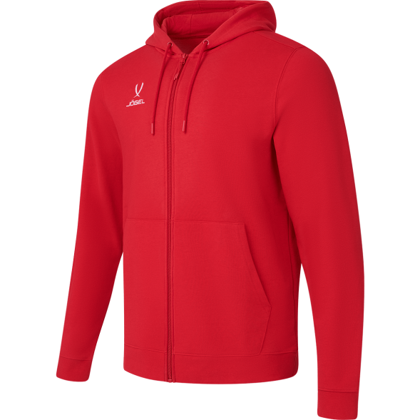 Худи на молнии JÖGEL ESSENTIAL Cotton FZ Hoodie, красный, детский