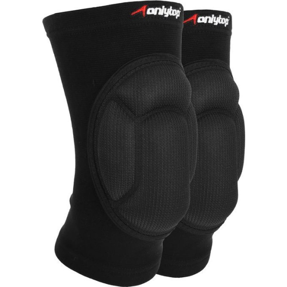 Наколенники волейбольные ONLYTOP, р. L, цвет чёрный