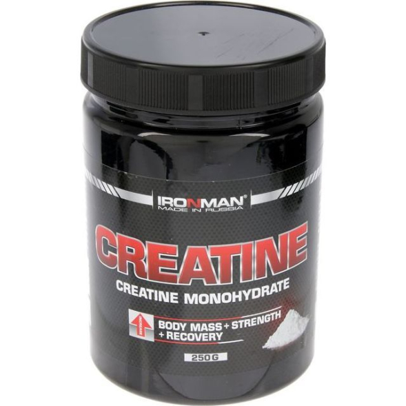 Креатин Моногидрат Ironman 100%, спортивное питание, 250 г