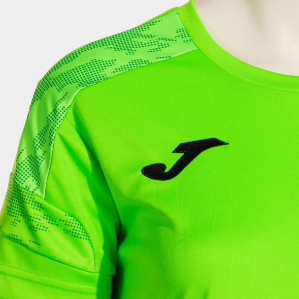 Футболка JOMA CAMISETA MANGA CORTA CHAMPIONSHIP VIII VERDE FLUOR