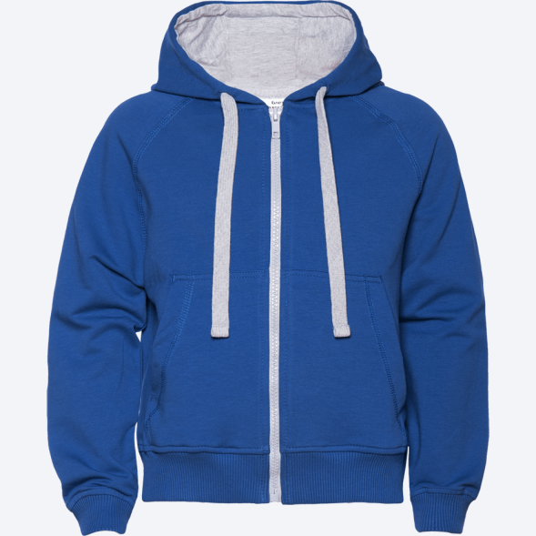 Толстовка детская STAN с капюшоном на молнии футер без начёса 260, 61J