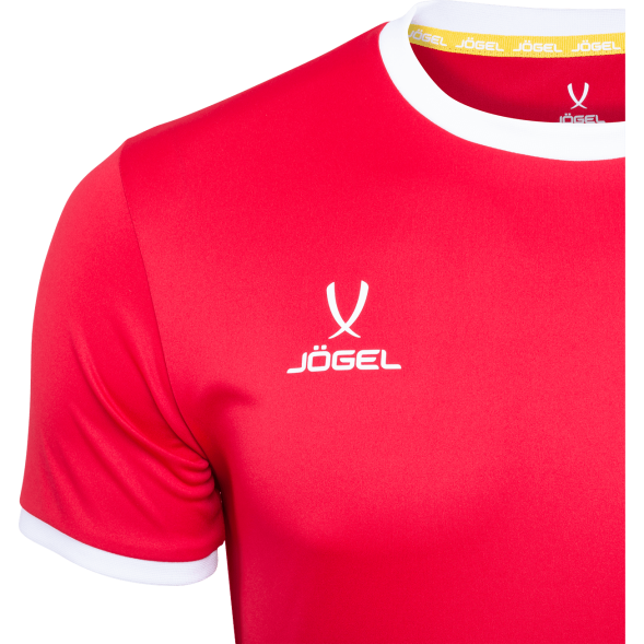 Футболка футбольная JÖGEL CAMP Origin, красный/белый, детский