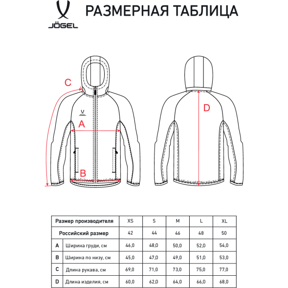 Худи на молнии женское JÖGEL ESSENTIAL Athlete Hooded FZ Jacket W, серый
