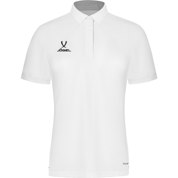 Поло женское JÖGEL PREMIER PerFormDRY CVC Polo W, белый