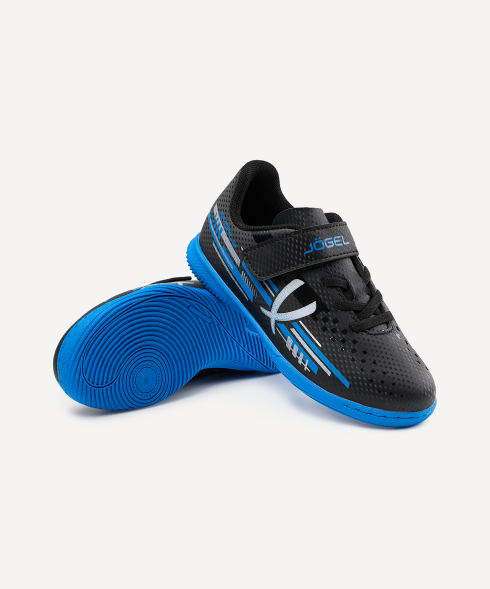 Бутсы зальные JOGEL Evofly IN Talant Black/blue, детский