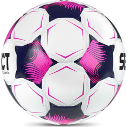 Мяч футб. SELECT Atlanta v26, 0575971011, р.5, FIFA Basic, облегч, 32п,ТПУ, гибрид.сш, бел-роз-черн.