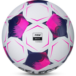 Мяч футб. SELECT Atlanta v26, 0575971011, р.5, FIFA Basic, облегч, 32п,ТПУ, гибрид.сш, бел-роз-черн.